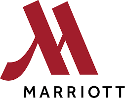 The Marriott logo featuring a stylized red 'M' above the word 'MARRIOTT' in bold black letters.