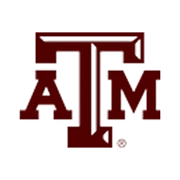 Logo of Texas A&M University featuring the letters 'A', 'T', and 'M' in a stylized font with a maroon color scheme.