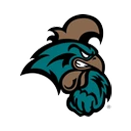 Masculine cartoon rooster mascot with an aggressive facial expression, featuring teal feathers and a brown comb, clenched in a fist position.